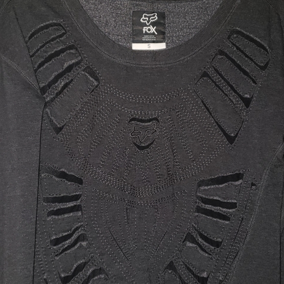 Fox Riders gray sweater - Picture 3 of 4